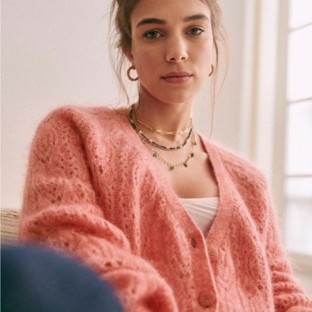 Sezane Joia Cardigan Xxs - Picture 2 of 11